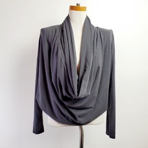 Velvet gray small top